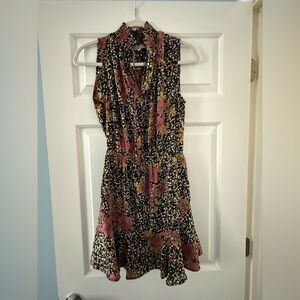 Floral Sleeveless Mini Dress